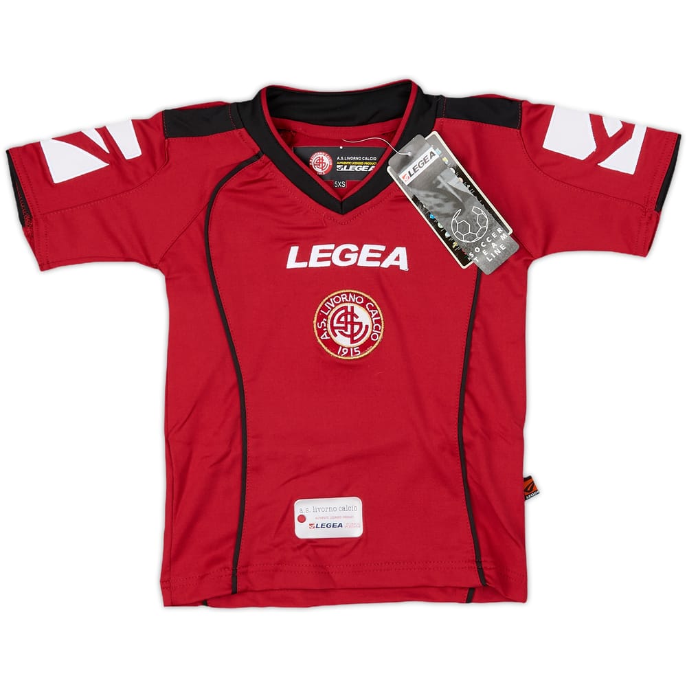 2007-08 Livorno Home Shirt (S.Boys)