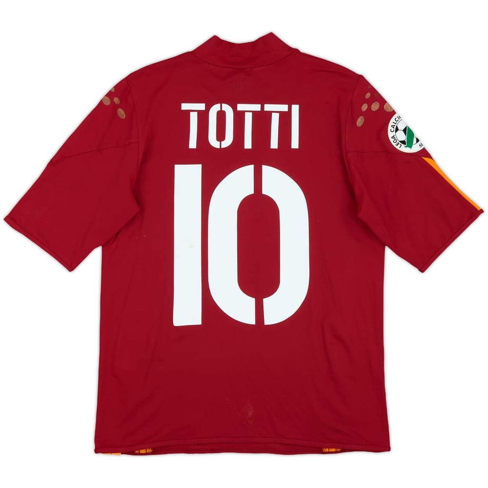 2004-05 Roma Home Shirt Totti #10 - 5/10 - (M)