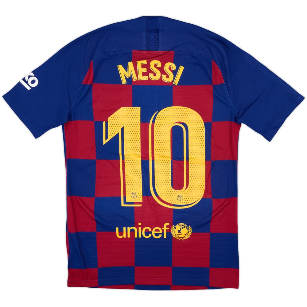 2019-20 Barcelona Authentic Home Shirt Messi #10 - 9/10 - (S)