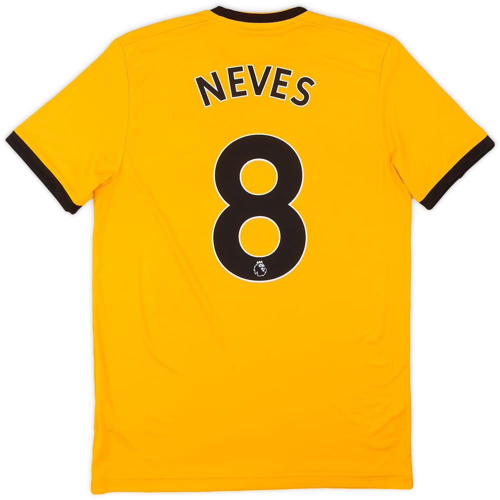 2018-19 Wolves Home Shirt Neves #8 - 9/10 - (M)