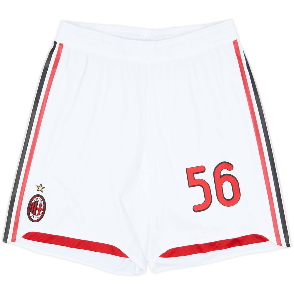 2009-10 AC Milan Player Issue Home Shorts #56 - 8/10 - (XL)