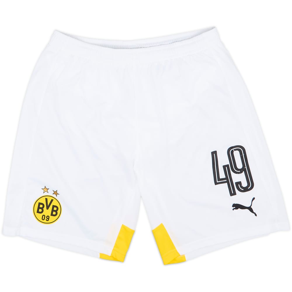 2015-16 Borussia Dortmund Player Issue Third Shorts #49 - 7/10 - (L)