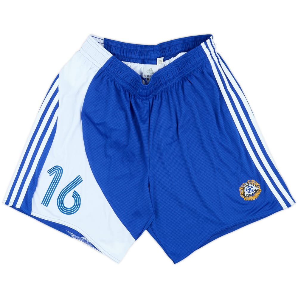 2006-07 Finland Player Issue Home Shorts #16