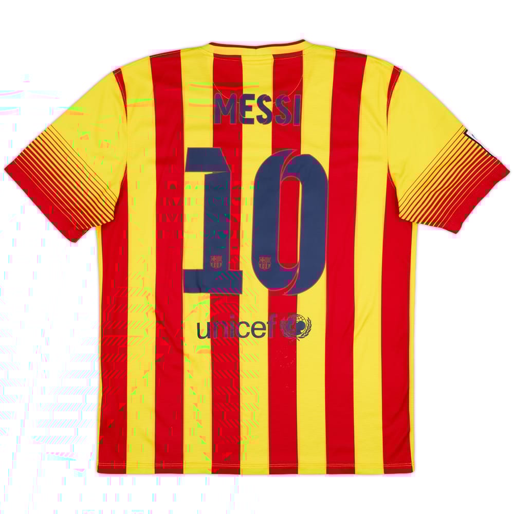 2013-15 Barcelona Away Shirt Messi #10 - 6/10 - (L)