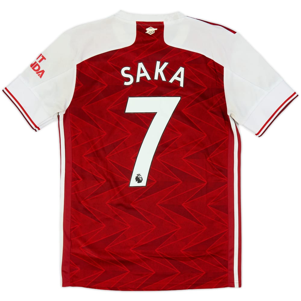 2020-21 Arsenal Home Shirt Saka #7 - 5/10 - (S)