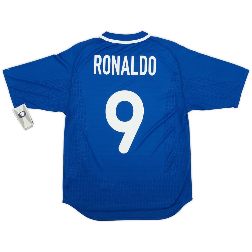 2000-02 Brazil Away Shirt Ronaldo #9 (S)