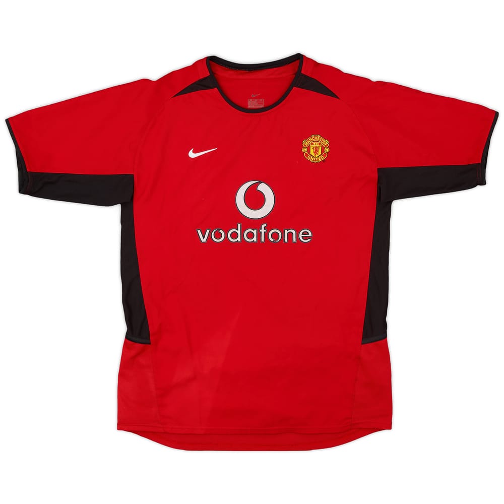 2002-04 Manchester United Home Shirt - 6/10 - (XL.Boys)