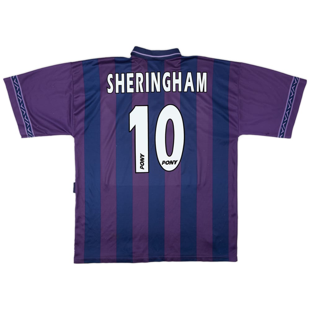 1995-97 Tottenham Away Shirt Sheringham #10 - 6/10 - (XL)