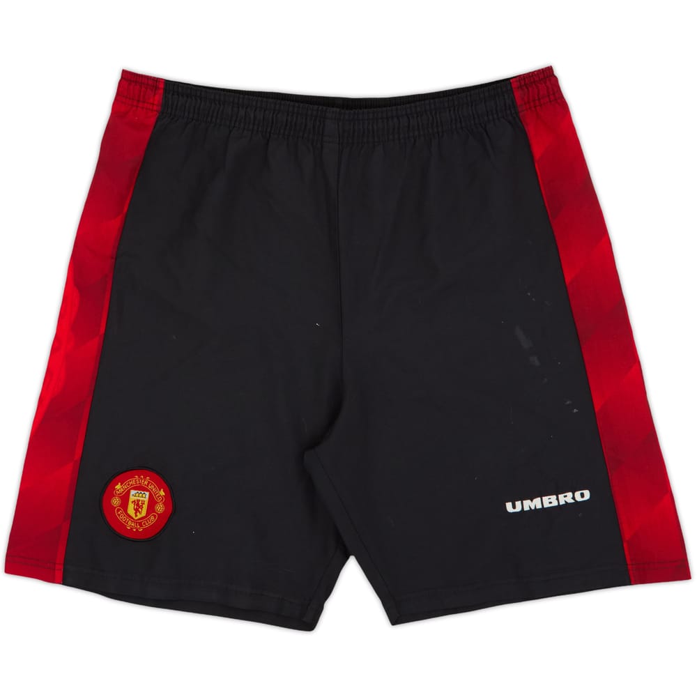 1996-98 Manchester United Alternate Home Shorts - 4/10 - (L)