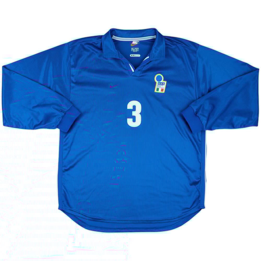 1997-98 Italy Match Issue Home L/S Shirt #3