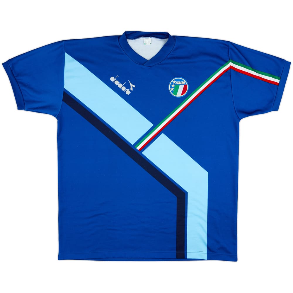 1990-91 Italy Diadora Training Shirt - 7/10 - (XL)