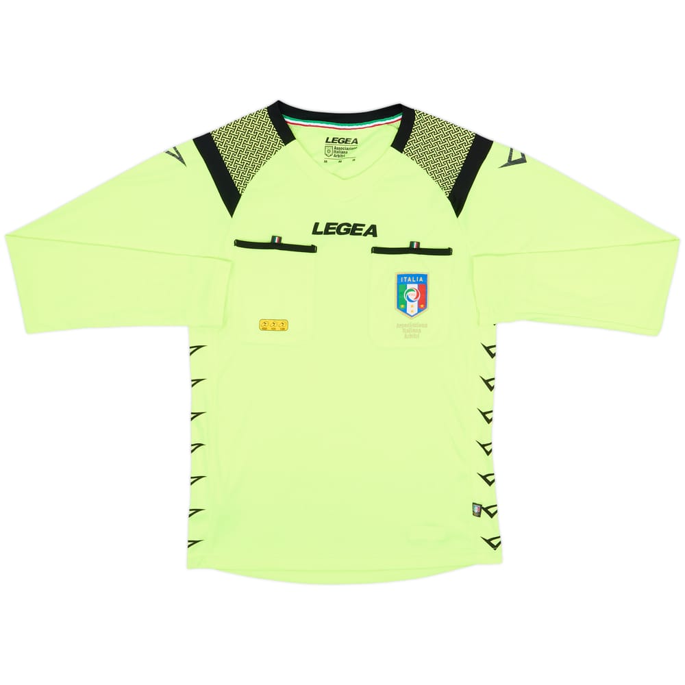 2019-20 Italy Legea Referee L/S Shirt - 9/10 - (M)