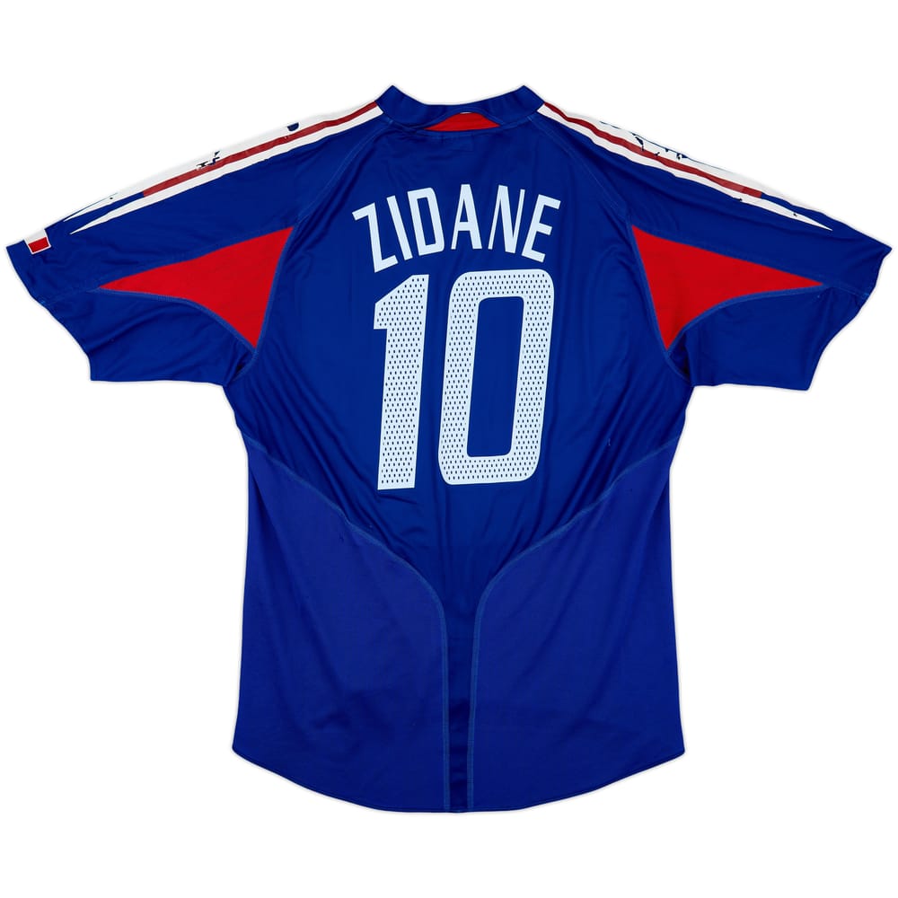 2004-06 France Home Shirt Zidane #10 - 5/10 - (XL)