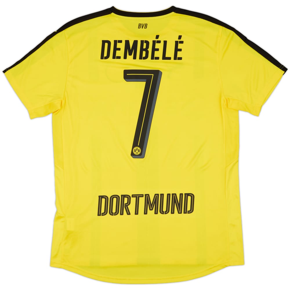 2016-17 Borussia Dortmund Home Shirt Dembele #7 - 10/10 - (L)