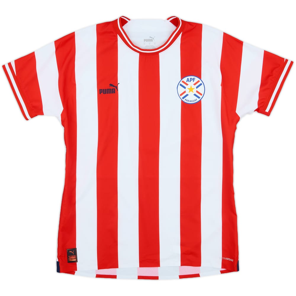 2022-23 Paraguay Authentic Home Shirt - 10/10 - (M)