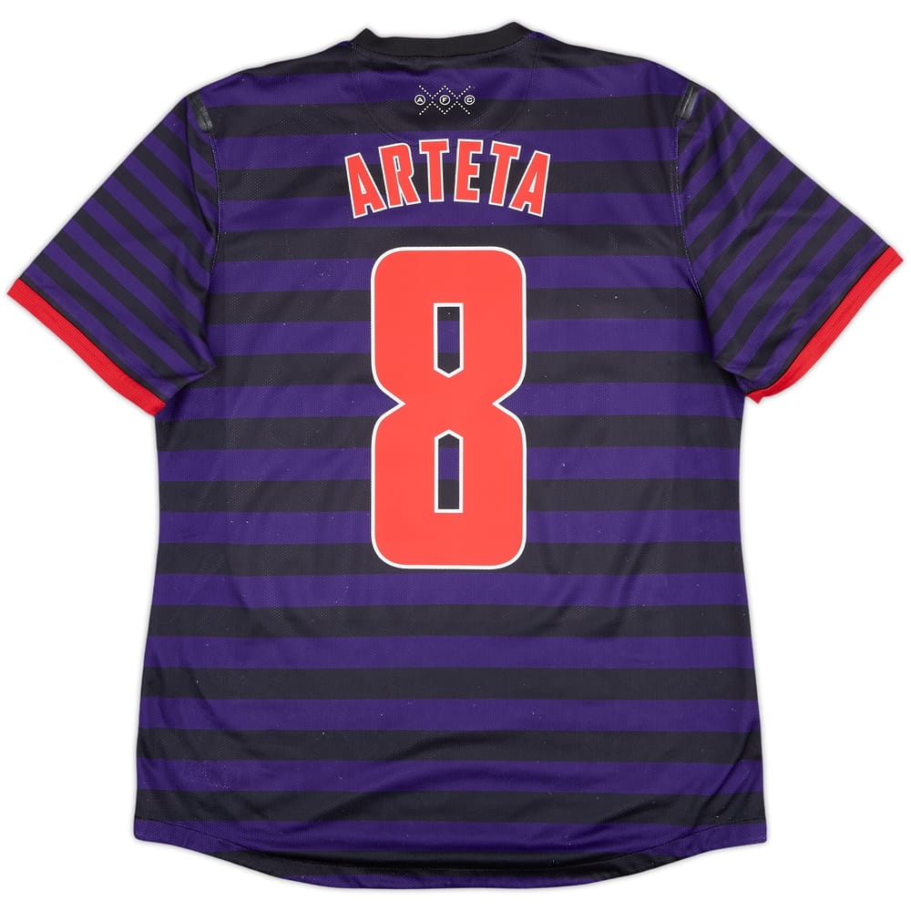 Camiseta de visitante versión jugador del Arsenal 2012-13 Arteta #8 - 7/10 - (M)