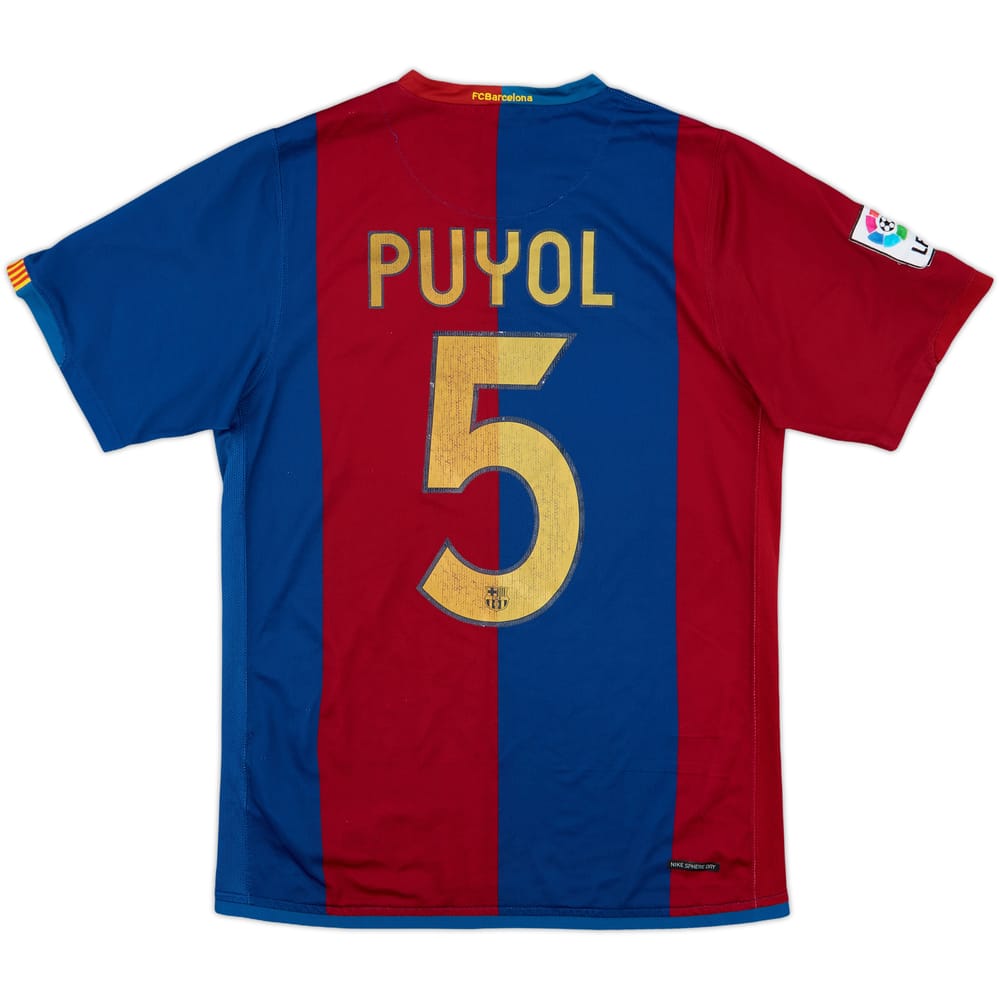2006-07 Barcelona Home Shirt Puyol #5 - 6/10 - (S)