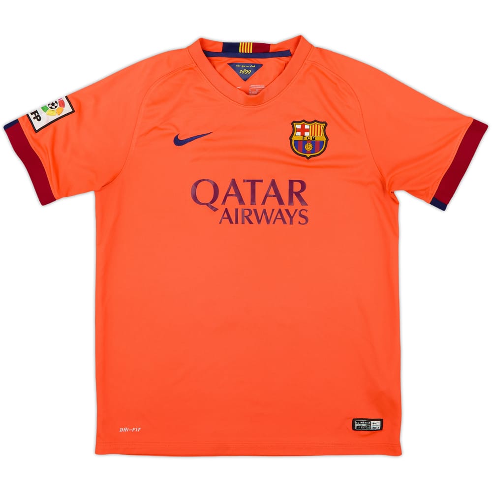 2014-15 Barcelona Away Shirt - 8/10 - (XL.Boys)
