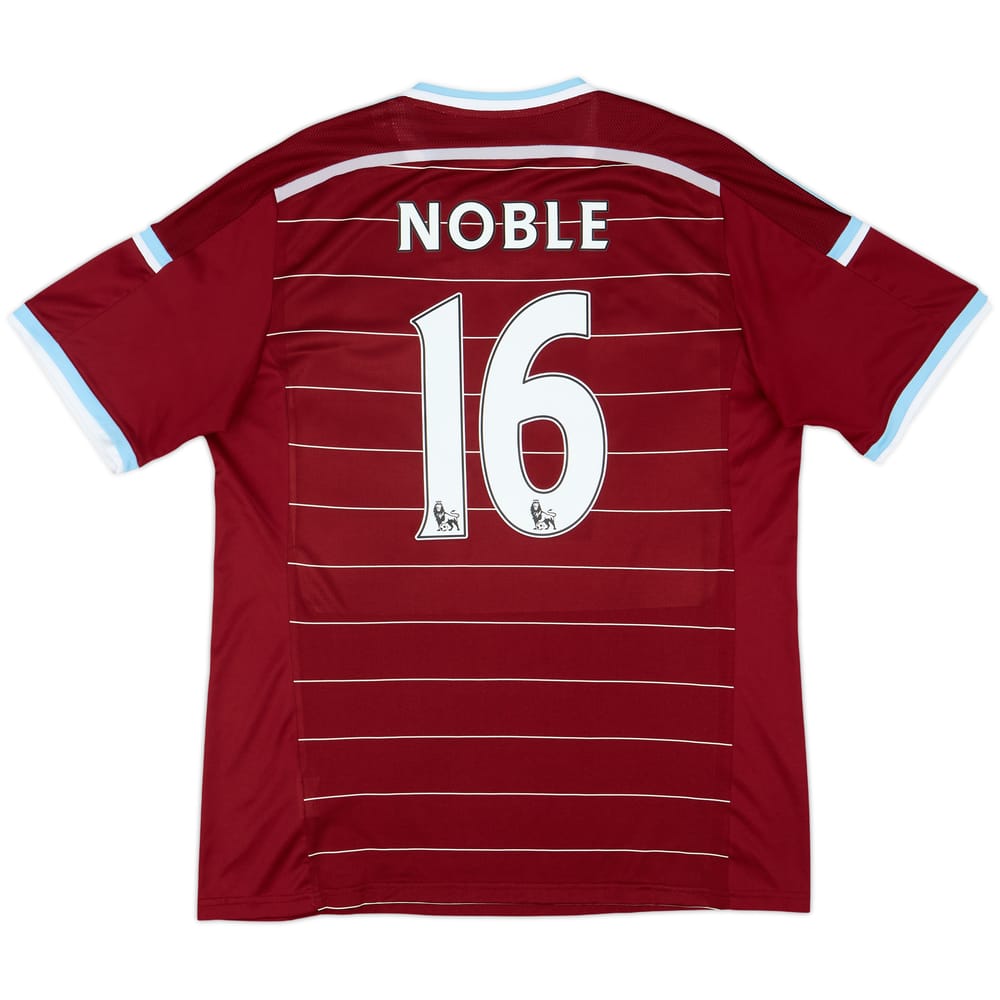 2014-15 West Ham Home Shirt Noble #16 - 10/10 - (XL)