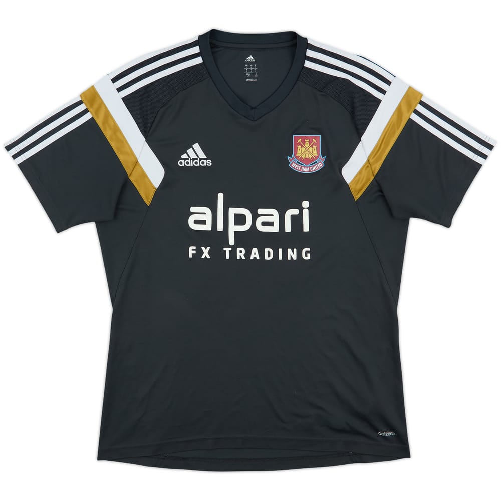 2014-15 West Ham adidas Training Shirt - 8/10 - (L)