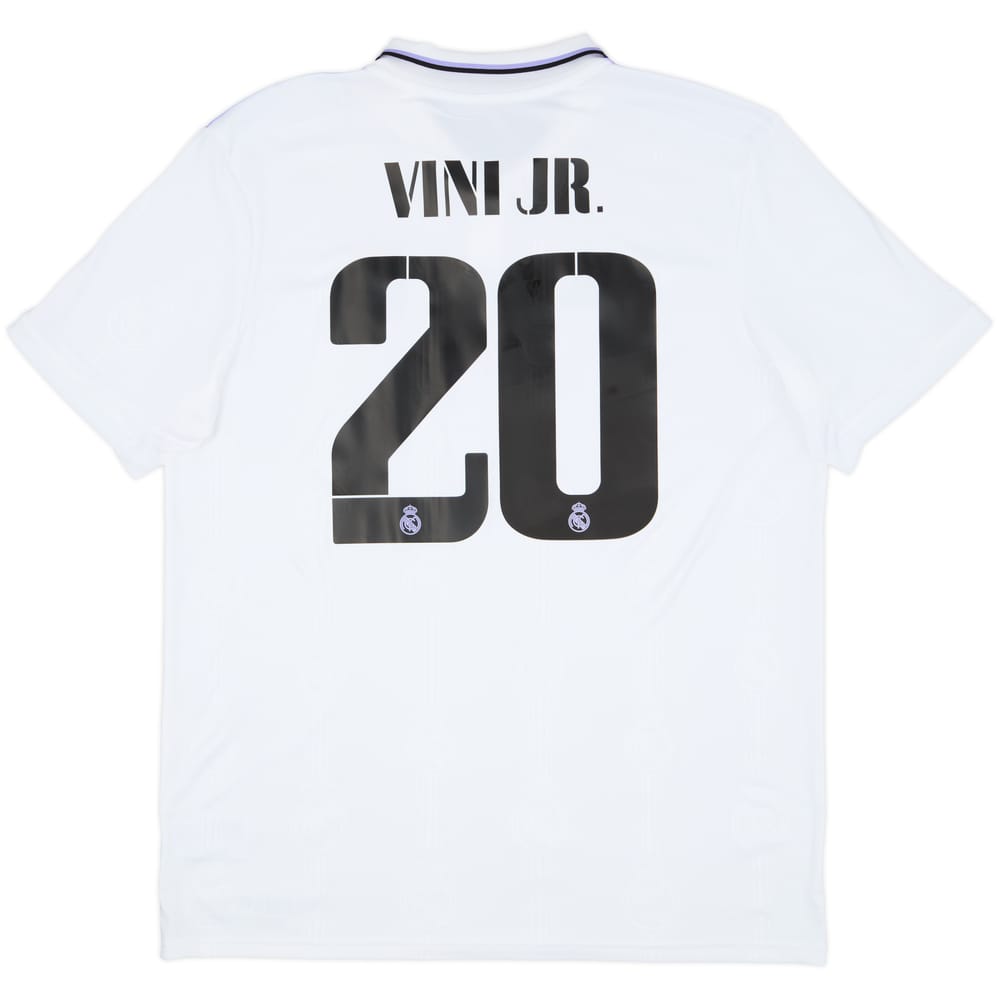 Camiseta de local del Real Madrid 2022-23 ViniJr #20 - 10/10 - (XL)
