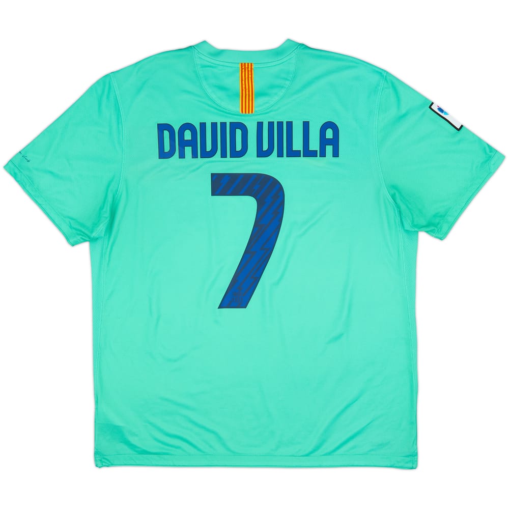 2010-11 Barcelona Away Shirt David Villa #7 - 6/10 - (XL)