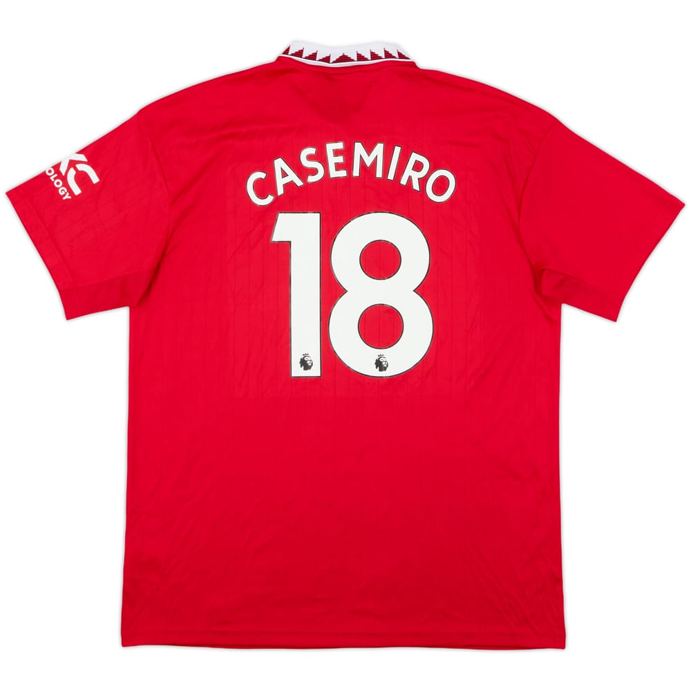 2022-23 Manchester United Home Shirt Casemiro #18 - 7/10 - (3XL)