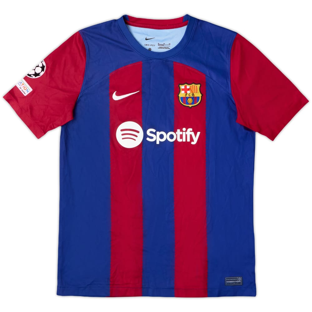 2023-24 Barcelona Home Shirt - 8/10 - (XL.Boys)