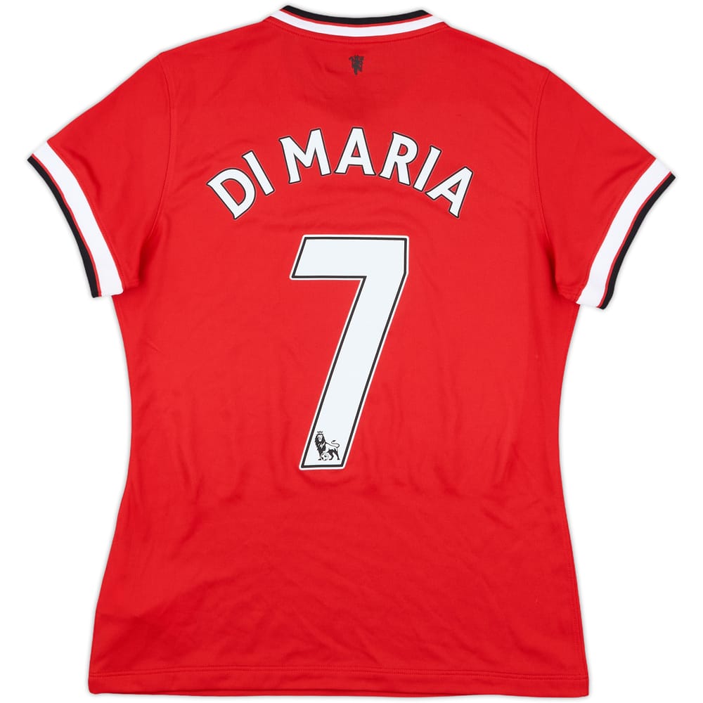 2014-15 Manchester United Home Shirt Di Maria #7 - 9/10 - (Women's M)