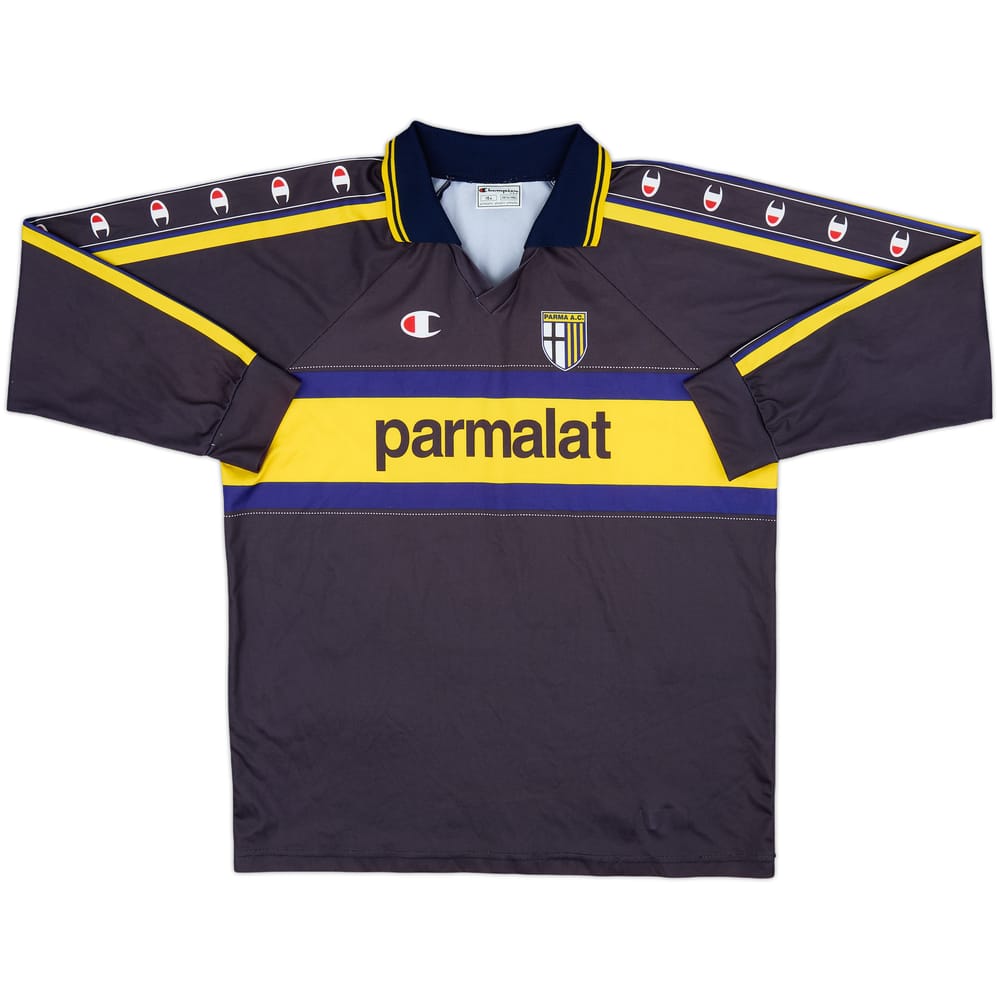 1999-00 Parma Away L/S Shirt #5 - 6/10 - (L.Boys)