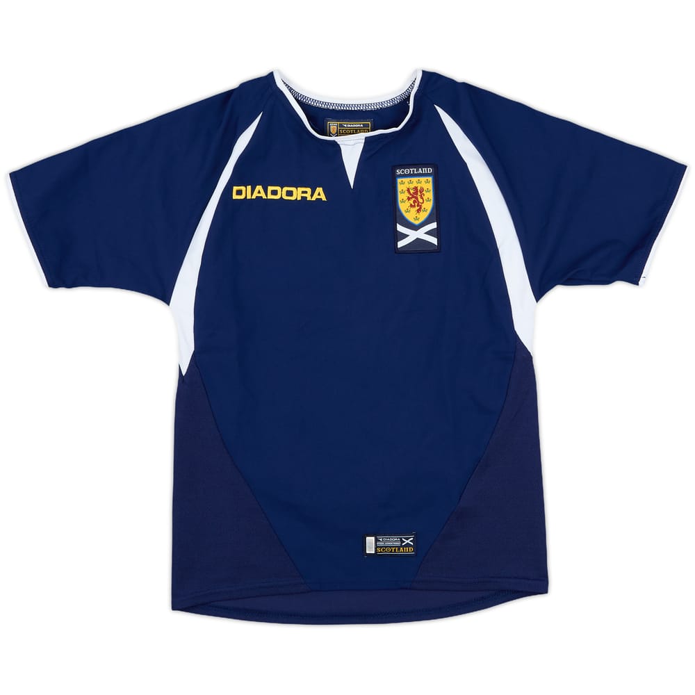 2003-05 Scotland Home Shirt - 10/10 - (S.Boys)