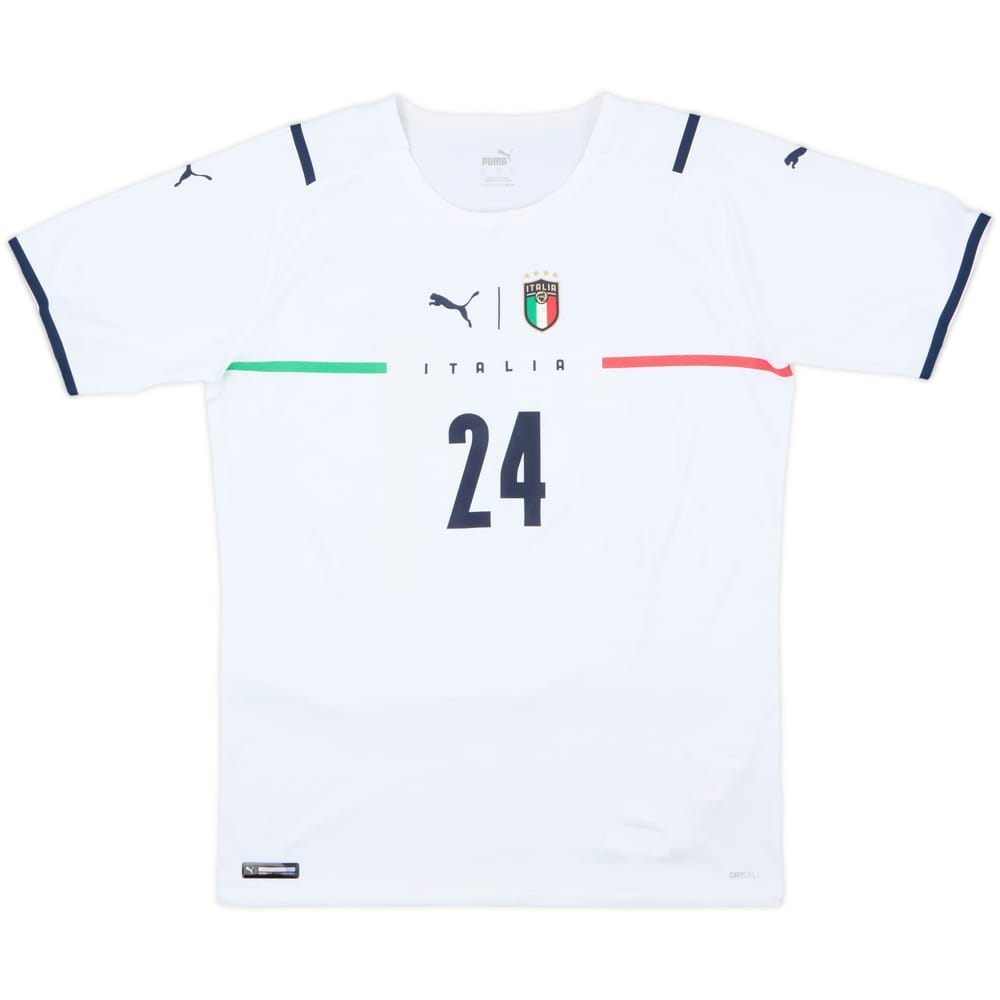 2021 Italy Player Issue Away Shirt #24 - 7/10 - (L)