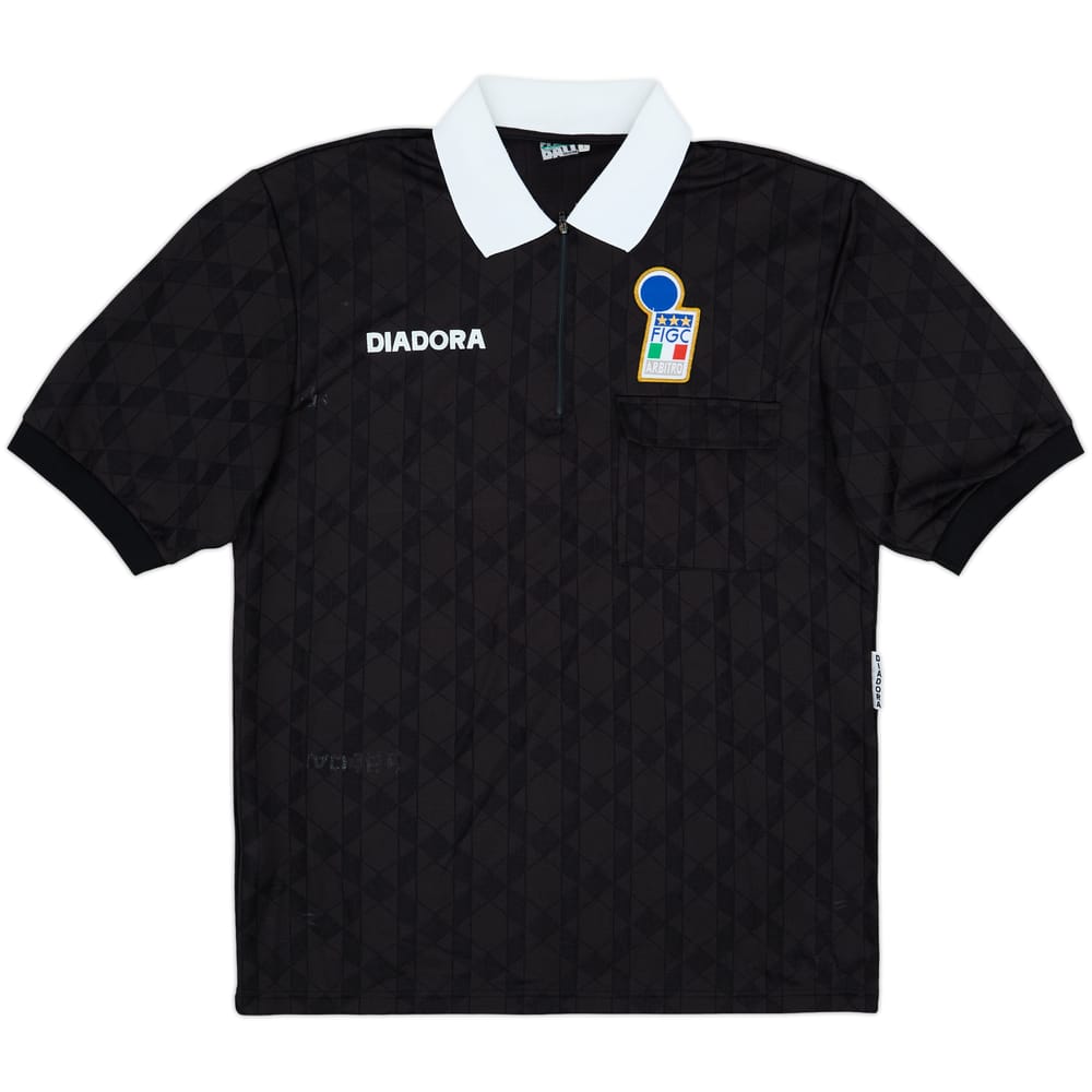 1990s Italy FIGC Diadora Referee L/S Shirt - 7/10 - (L)