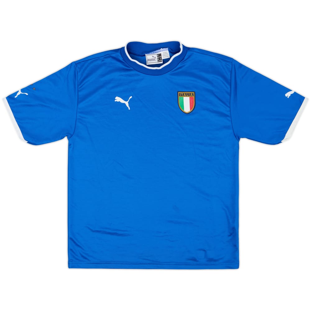 2003-04 Italy Basic Home Shirt - 6/10 - (L.Boys)