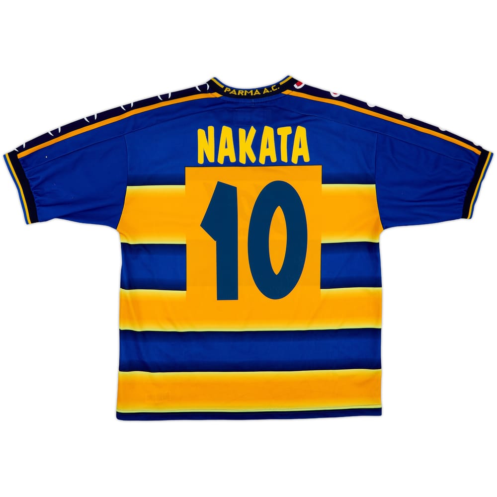 2001-02 Parma Home Shirt Nakata #10 - 8/10 - (S)