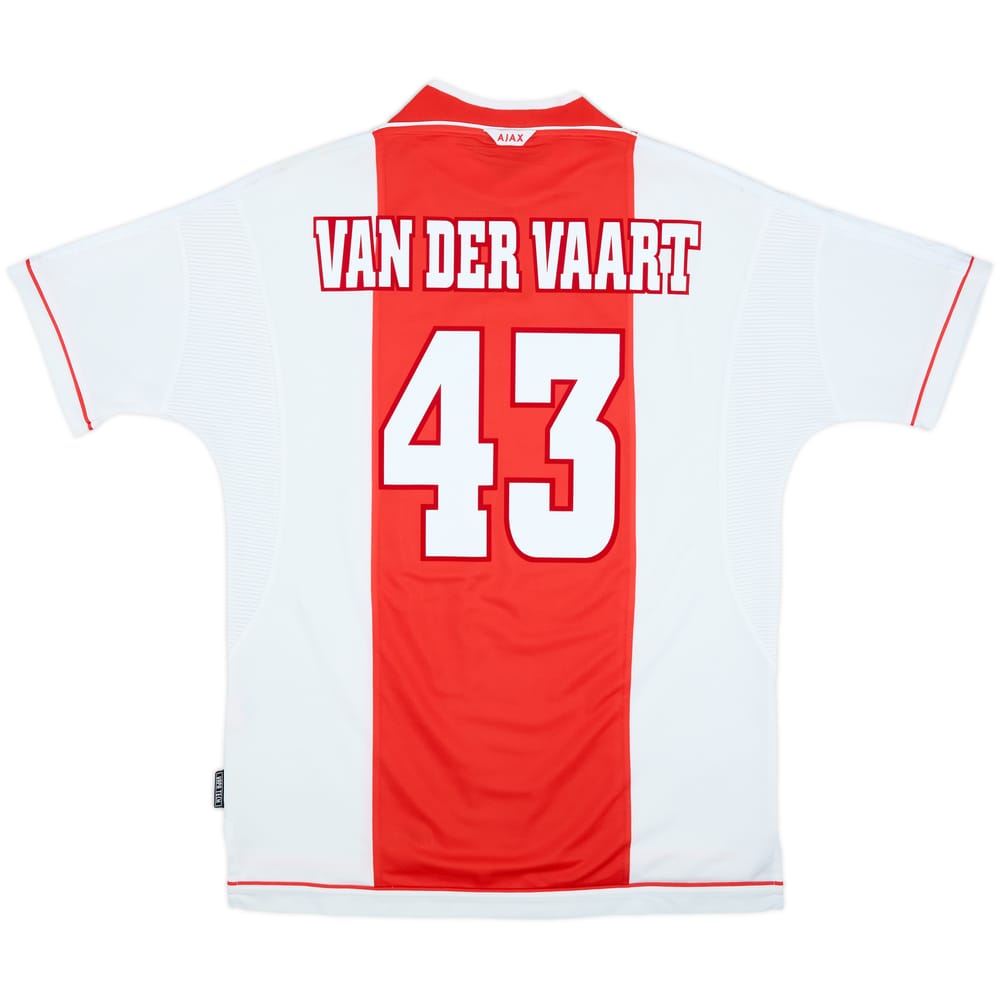1999-00 Ajax Home Shirt Van Der Vaart #43 - 6/10 - (XL)