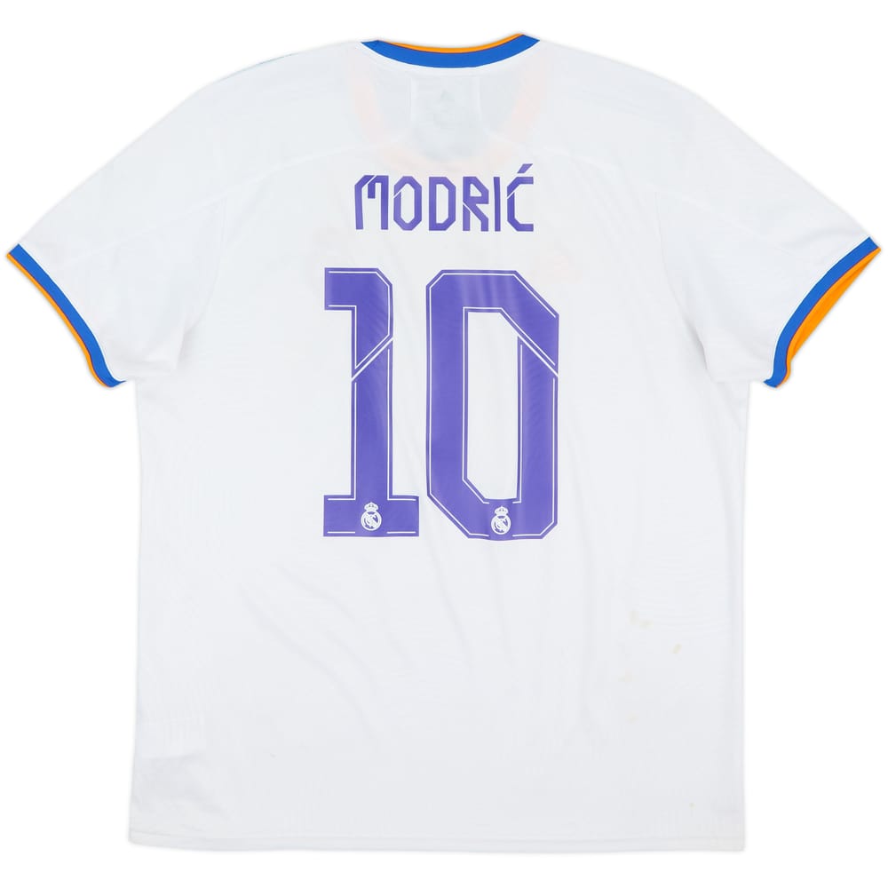 2021-22 Real Madrid Home Shirt Modric #10 - 6/10 - (XL)