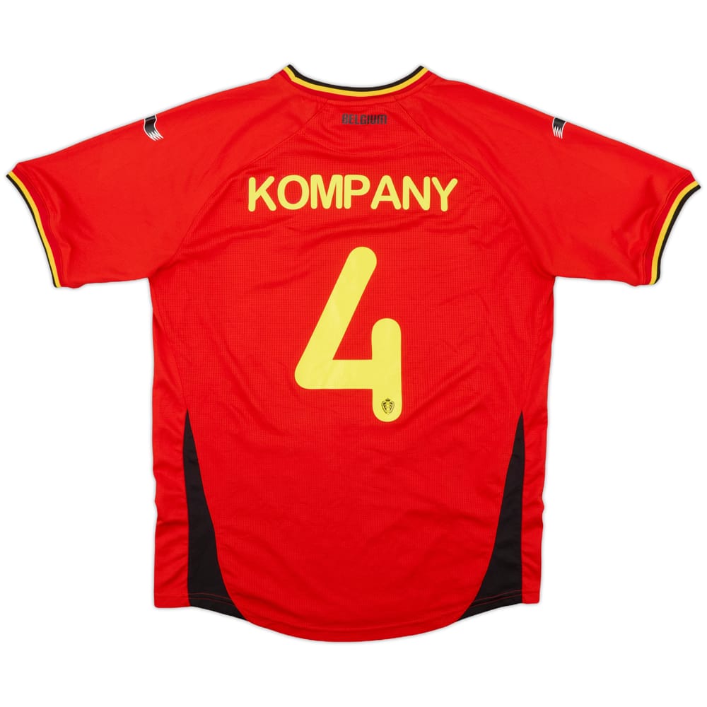 2014-15 Belgium Home Shirt Kompany #4 - 9/10 - (3XL)
