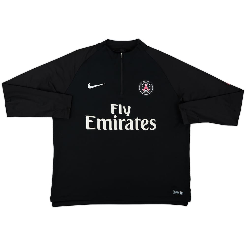 2018-19 Paris Saint-Germain Nike 1/4 Zip Drill Top - 7/10 - (XL)