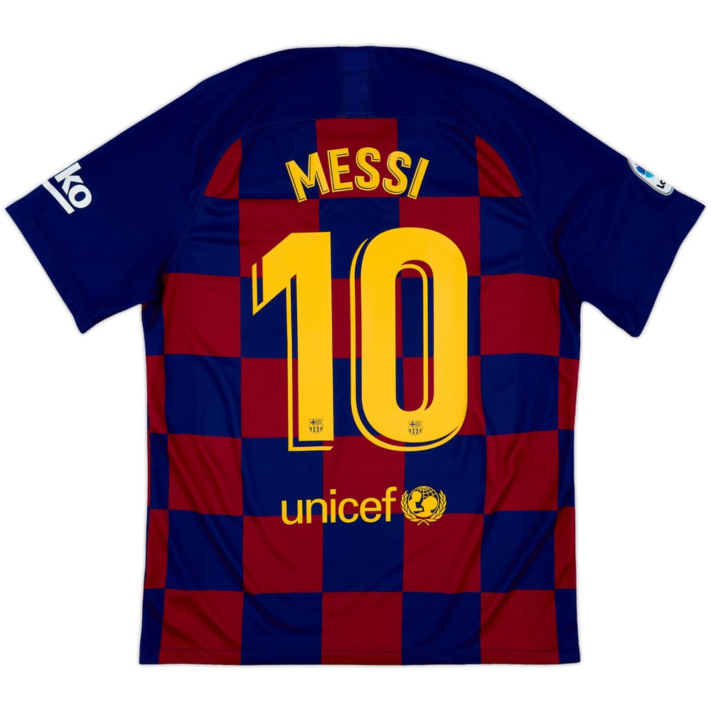 2019-20 Barcelona Home Shirt Messi #10 - 10/10 - (L)