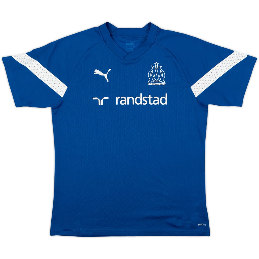 2021-22 Olympique Marseille Puma Training Shirt - 9/10 - (L)