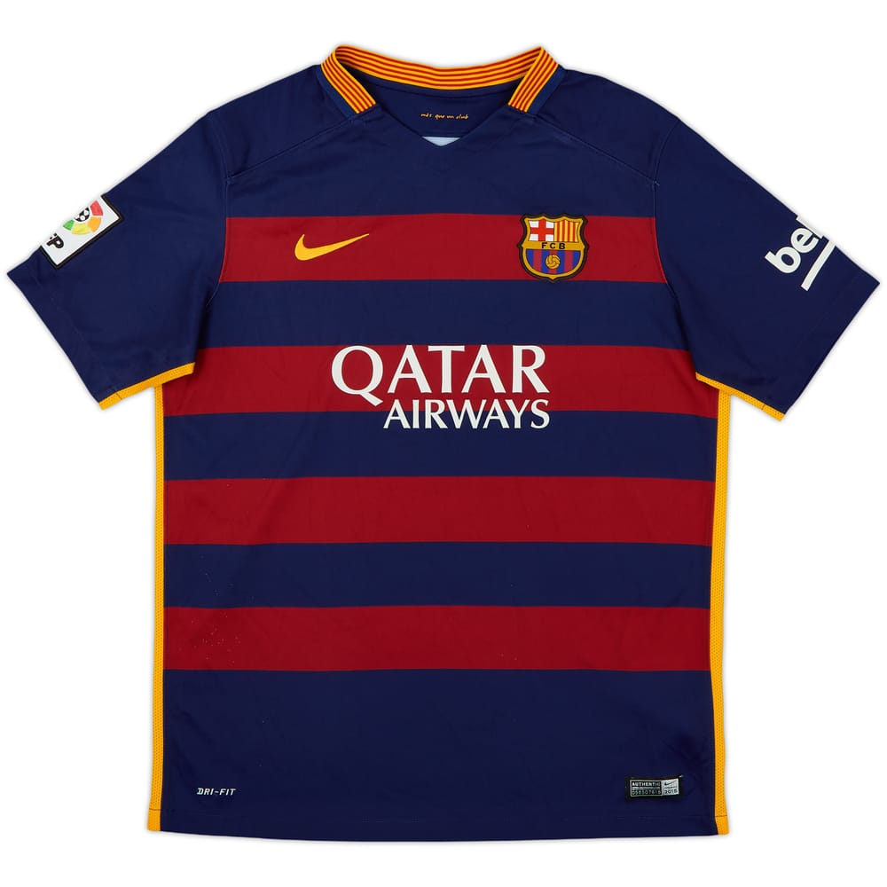 2015-16 Barcelona Home Shirt - 8/10 - (XL.Boys)