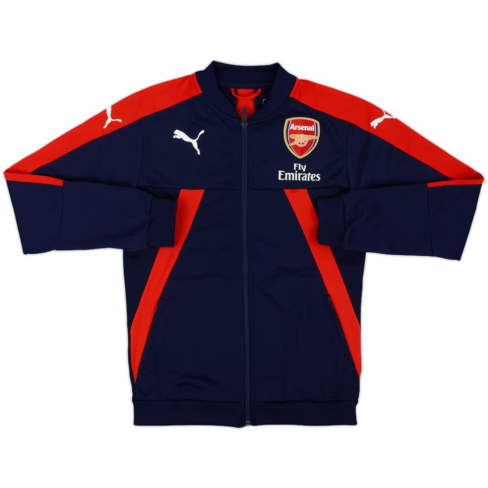 2016-17 Arsenal Puma Track Jacket - 8/10 - (L.Boys)