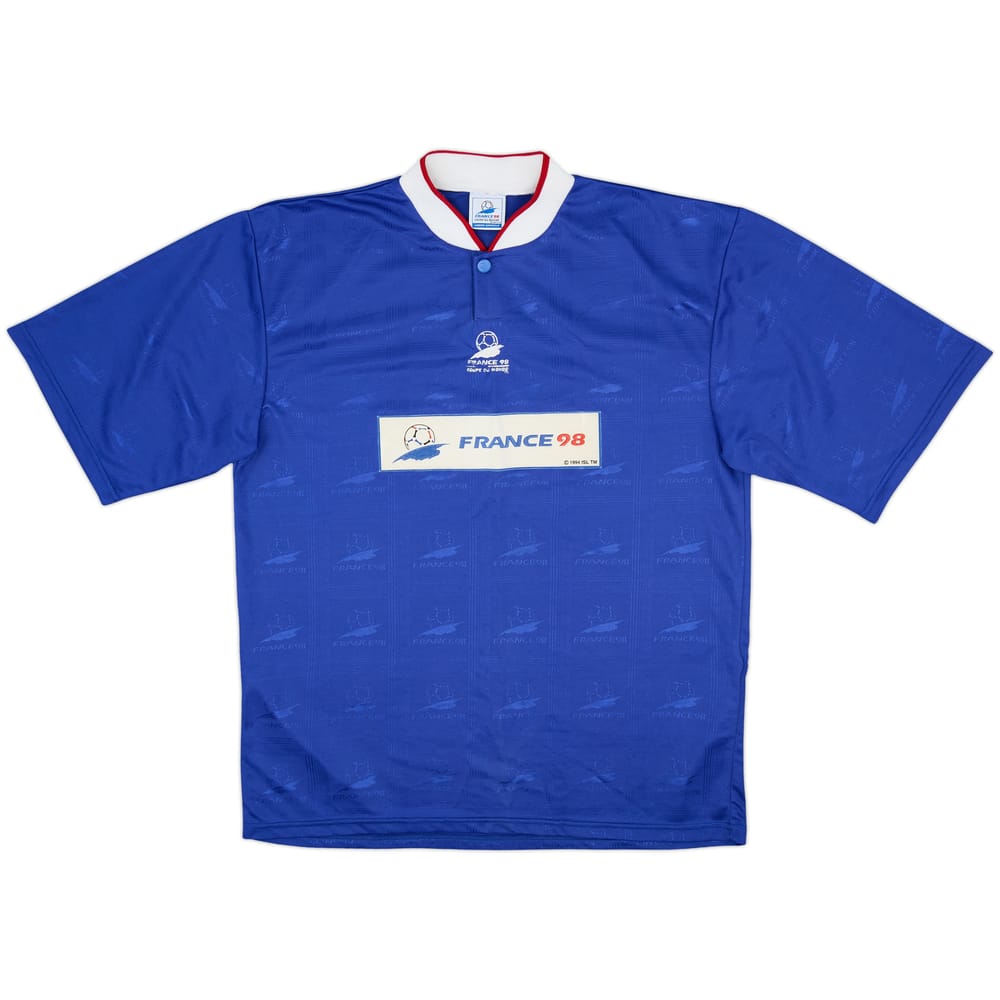 1998 France 98 Coupe du Monde Training Shirt - 8/10 - (XL)