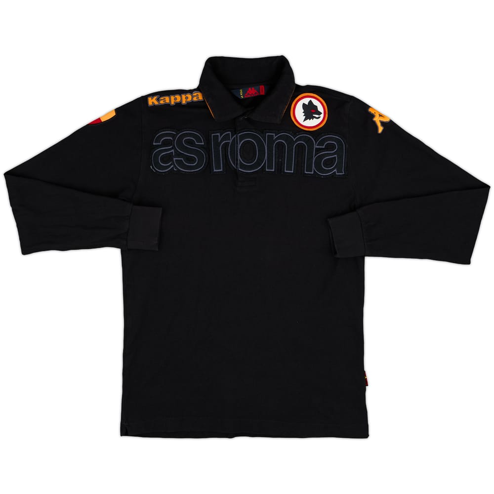 2009-10 Roma Kappa Polo L/S Shirt - 9/10 - (S)