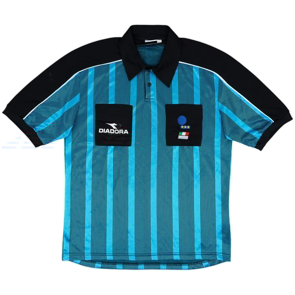 1990s Italy FIGC Diadora Referee Shirt - 7/10 - (XL)