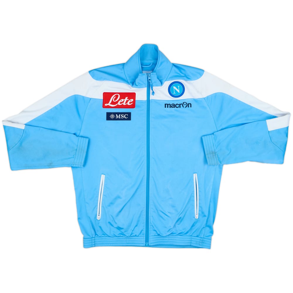 2014-15 Napoli Macron Track Jacket - 6/10 - (M)