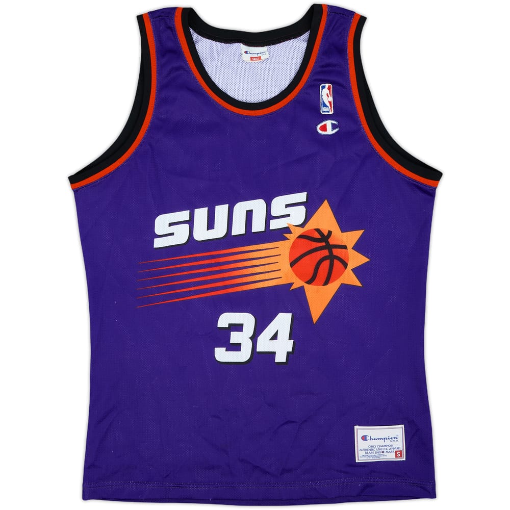 1992-96 Phoenix Suns Barkley #34 Champion Away Jersey - 8/10 - (S)