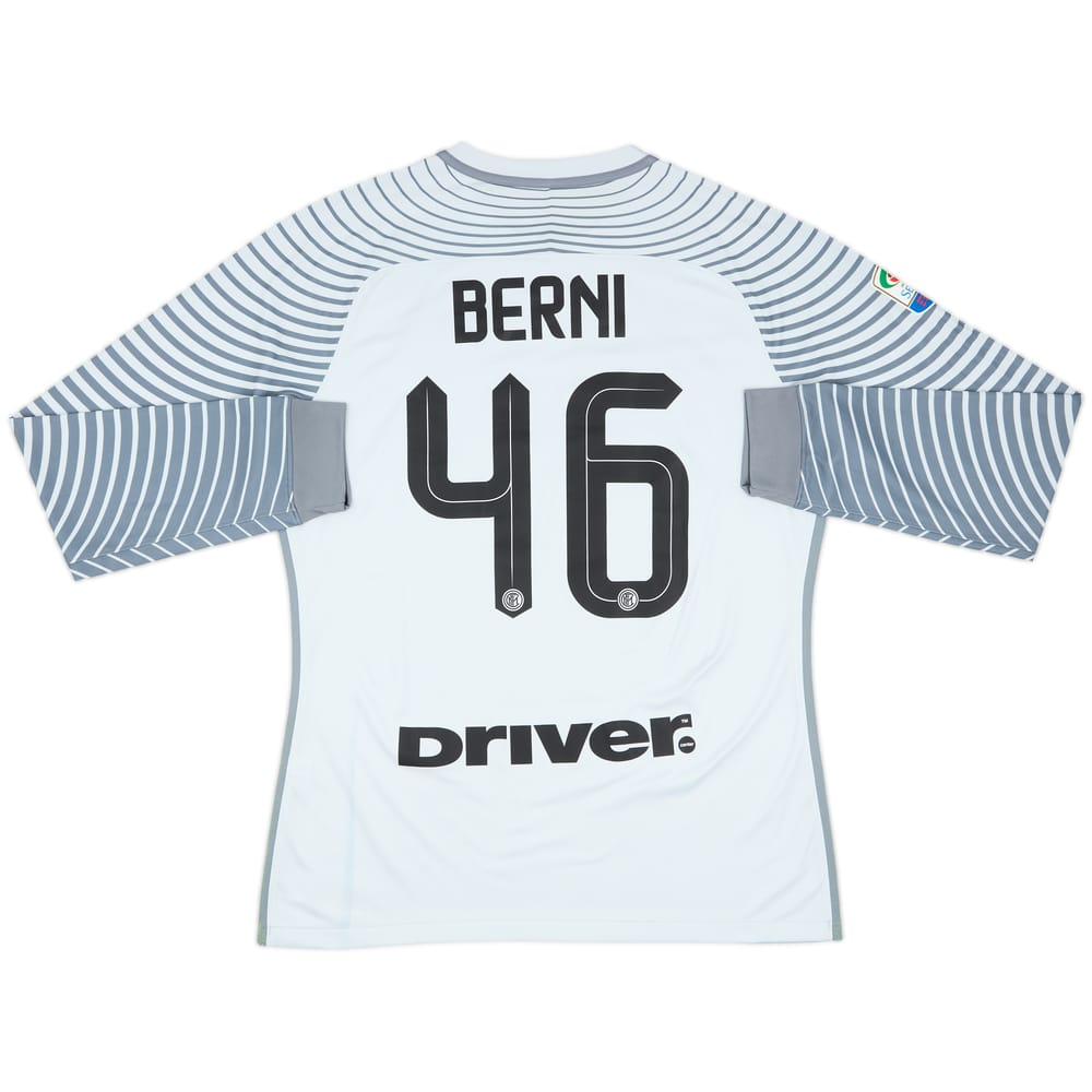 2016-17 Inter Milan Match Issue GK Shirt Berni #46