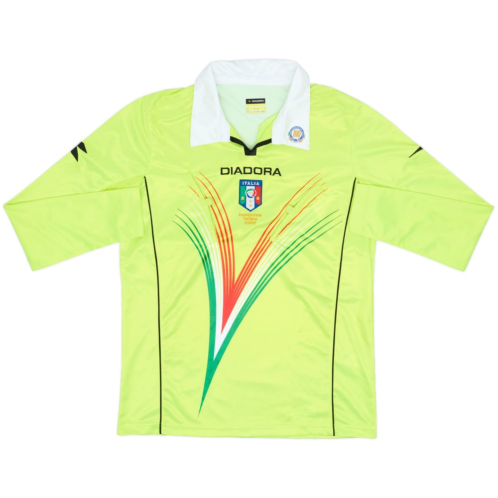 2011-12 Italy Diadora Centenary Referee L/S Shirt - 9/10 - (S)